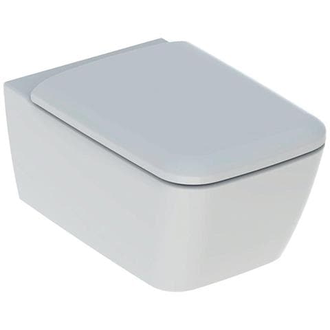 Wc Sospeso   Serie Icon Square Rimfree - Bianco Con Sedile Avvolgente Rallentato A Magazzino - Foto 1