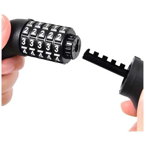 Antifurto Cavo A Combinazione 5 Cifre 120cm Con Testa In Ferro - Foto 2