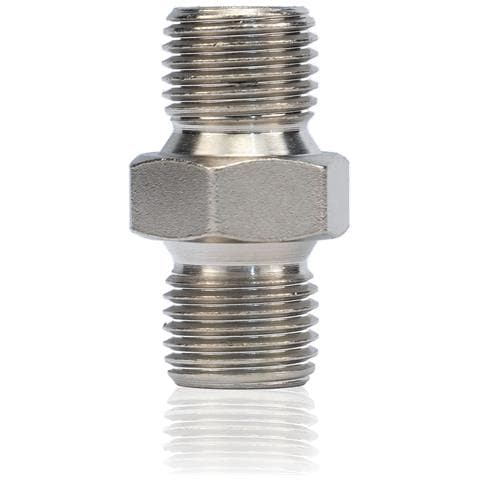 Connettore Per Tubo Alta Pressione - Acciaio Inox, Filettatura 1/4"" Su 1/4"", Pressione 400 Bar | Uso Industriale Verniciatura - Foto 1