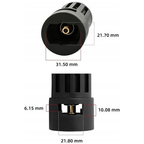 Adattatore Per Idropulitrice M22x1.5 14mm Compatibile Con Kärcher K Bayonet - Facile Installazione, Alta Durata, Pressione Max 160 Bar - Foto 2