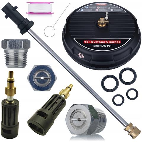 Set Di Accessori Per Idropulitrice Compatibile Con Kärcher K2-k7 - T-racer, Lancia 34 Cm, Adattatore Lavor | Alta Pressione, Sostitutivo - Foto 1