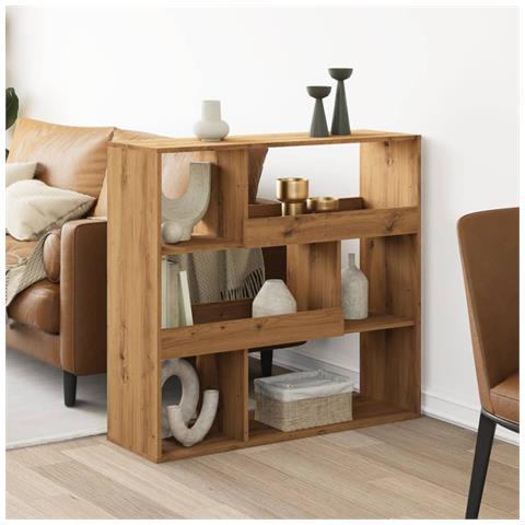 Libreria Rovere Artigianale 100x33x94,5 cm in Truciolato - Foto 2