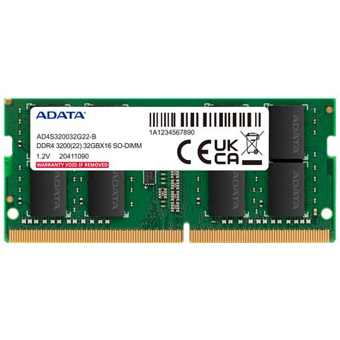 AD4S32008G22-DTGN memoria 16 GB 2 x 8 GB DDR4 260-pin SO-DIMM - Foto 1