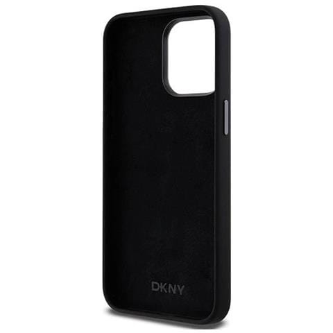 Dkny Liquid Silicone Metal Logo ""custodia Iphone 15 Pro"", Nera Nera. - Foto 1