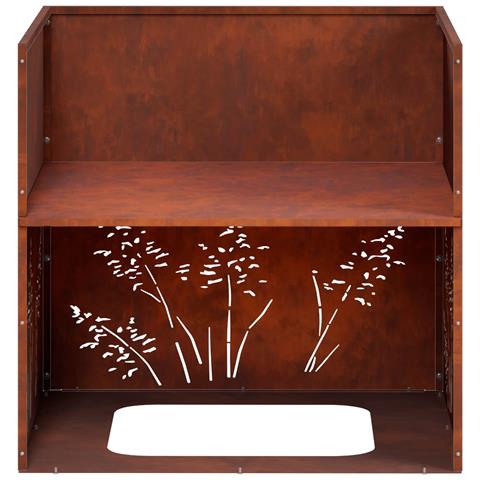 Vaso da giardino Ruggine 50 x 50 x 49 cm Acciaio Corten - Foto 9