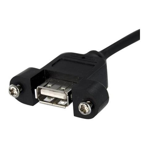 Cavo pannello USB 30 cm - Cavo USB A a collettore scheda madre F / F - Foto 3