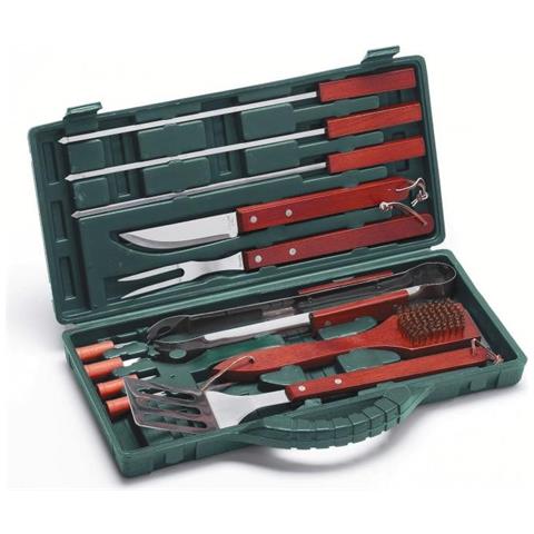Valigetta Utensili per Barbecue 12 Pezzi - Foto 2