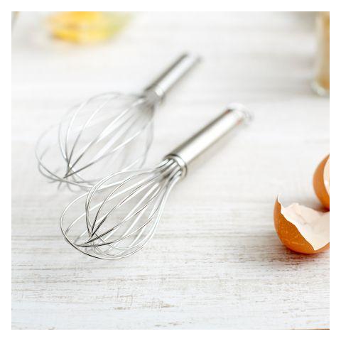 Frusta 32 cm con manico tondo in acciaio Inox - Foto 6