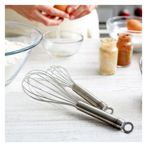 Frusta 32 cm con manico tondo in acciaio Inox - Foto 2