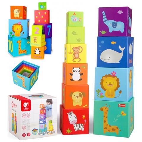 Piramide Di Scatole Didattiche In Legno ""magic Box Blocks"" - Foto 2