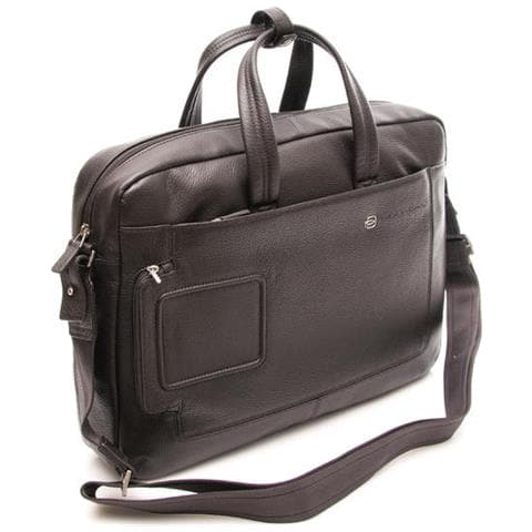 Cartella Vibe 2 Manici Porta Pc 15,6 In Pelle Moro Ca3147Vi / Tm. Out - Foto 2