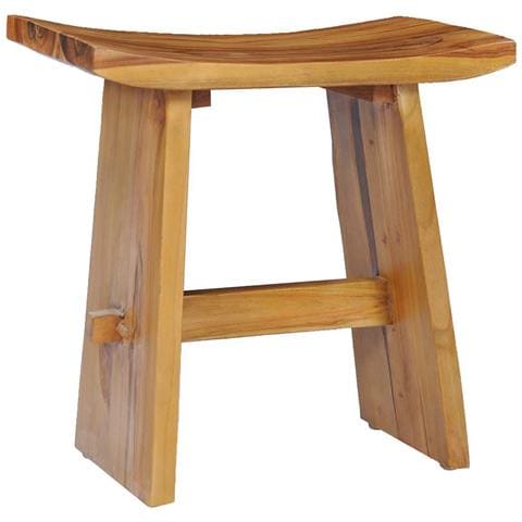 Sgabello In Legno Massello Di Teak - Foto 2