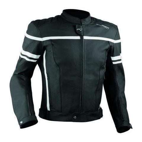 Giacca Giubbino Moto Pelle Sfoderabile Sport Custom Naked Protezioni Bianco 3xl - Foto 1
