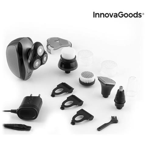 Rasoio Elettrico 5 in 1 Ricaricabile Colore Nero / Grigio - Foto 2