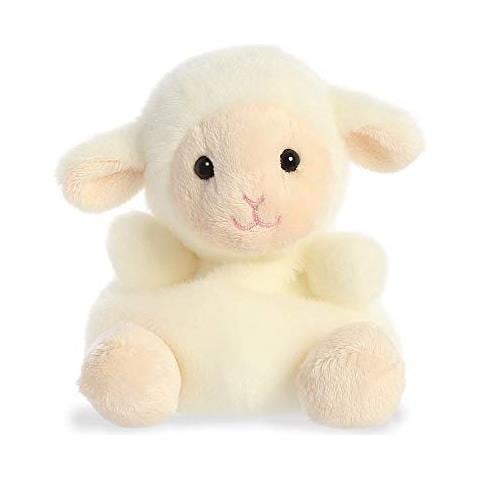 Aurora Palm Pets, Peluche Woolly L'agnello, 33483, 12,7 Cm, Bianco - Foto 1