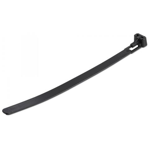 Fascette Fermacavo Da 15 Cm Riutilizzabili - 100 Pz - Nero - Foto 1