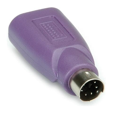 Rotronic PS / 2 to USB, USB A, PS / 2, Maschio / femmina, Viola, Plastica - Foto 3