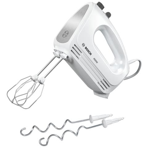 MFQ24200 sbattitore Sbattitore manuale 400 W Argento, Bianco - Foto 1