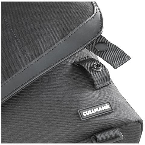 MADRID TWO Vario 200 canvas blue Camera bag with shoulder strap for CSC cameras e. g. Canon Powershot G1 X Mark II (up to G3 X) EOS M10, Fuji X100T, Leica X-E, Nikon Coolpix P7800, Olympus Stylus 1s. Blu - Foto 3
