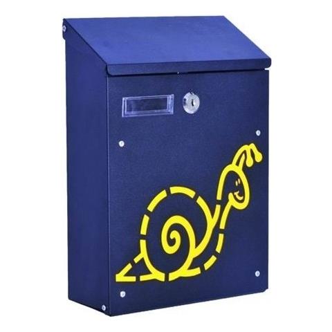 Vigor - Cassetta Per Lettere Mod Lumaca 21x30x8,5cm Nera - Foto 2