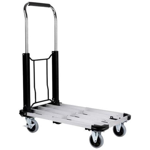 Carrello Portapacchi Pieghevole Portatutto 4 Ruote A Pianale Portata 150kg - Foto 1