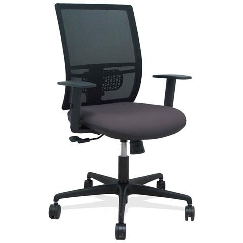 Sedia Da Ufficio Yunquera 0b68r65 Grigio Scuro - Foto 1