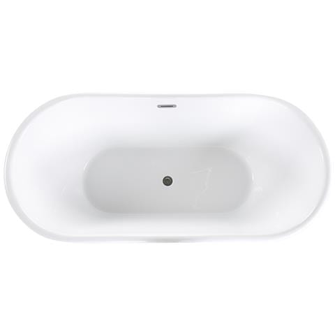 Vasca Da Bagno Freestanding Pinel 170 X 80 Cm Nero - Foto 2