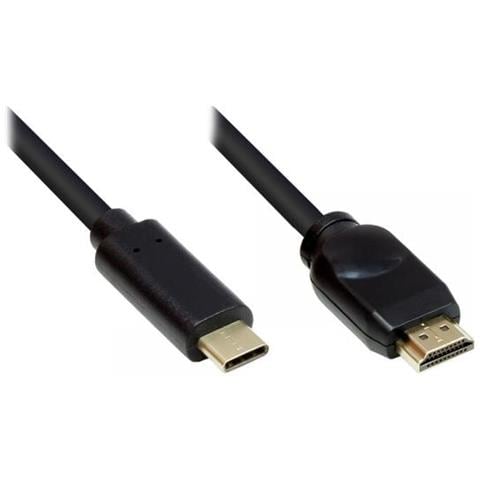 Alcasa Gc-m0103 Cavo E Adattatore Video 5 M Usb Tipo-c Hdmi Tipo A (standard) Nero - Foto 1