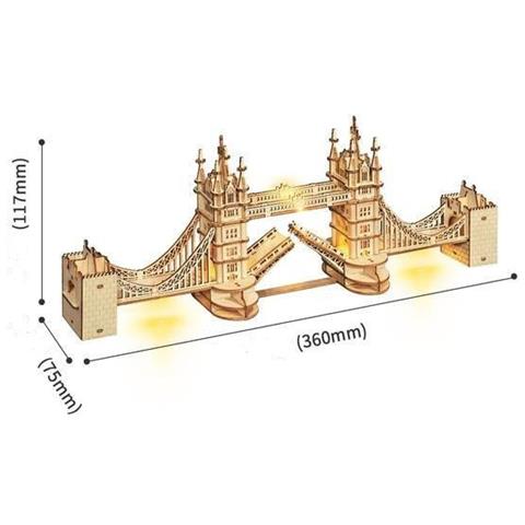 Puzzle In Legno 3d | Ponte Della Torre 3d - Foto 6