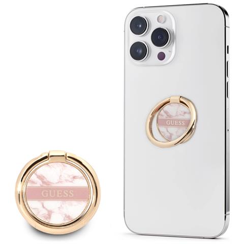 Anello Di Supporto Universale Stampa Marmo, Rosa - Foto 1