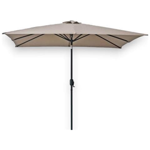 Ombrellone 250x250 Cm Da Giardino Con Struttura In Acciaio E Apertura A Manovella Skit - Foto 1