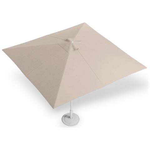 Ombrellone 250x250 Cm Da Giardino Con Struttura In Acciaio E Apertura A Manovella Skit - Foto 2