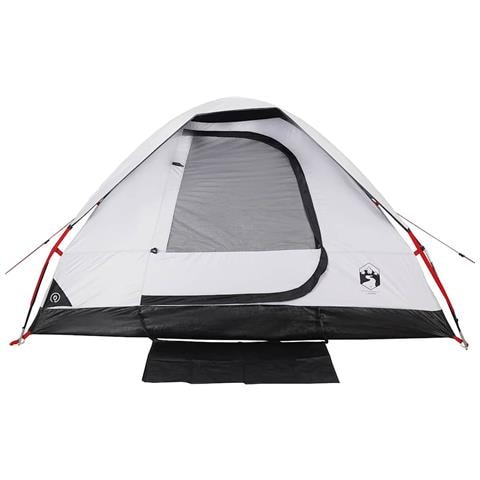 Tenda Campeggio A Cupola 2 Persone Bianca Tessuto Impermeabile - Foto 10