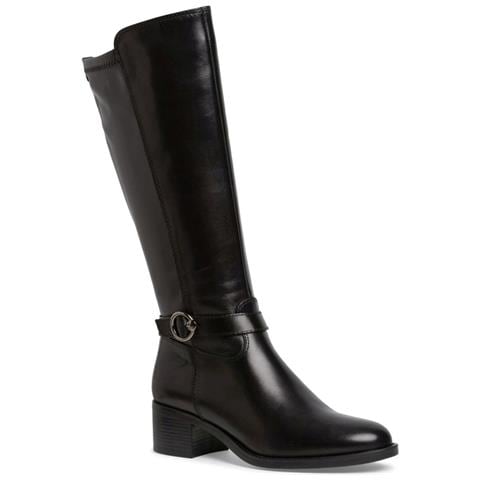 Black Casual Closed Boots Stivaletti Pelle Scarpe Donna Nero Eu 38, 1-25537-41 001 - Foto 1