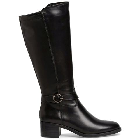 Black Casual Closed Boots Stivaletti Pelle Scarpe Donna Nero Eu 38, 1-25537-41 001 - Foto 2