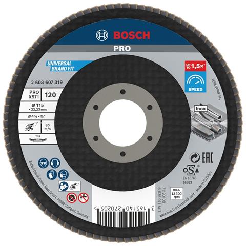 1 Disco Lamellare Angolato 115mm G120 Best For Metal - Foto 1