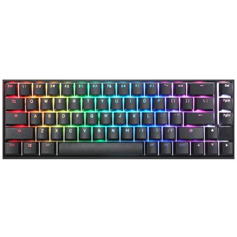 Ducky Mecha Pro Sf Tastiera Giocare Usb Inglese Us Nero - Foto 1