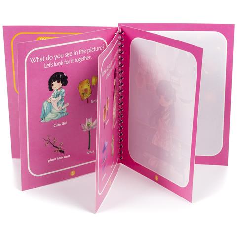 Libro Da Colorare Ad Acqua Design Principesse Manga. Pittura Magica Per Bambini, Riutilizzabile. Disegna E Colora Senza Macchiare. Include Pennarello Ad Acqua. - Foto 3