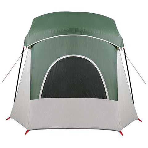 Tenda da Campeggio a Cabina per 5 Persone Verde Impermeabile - Foto 8
