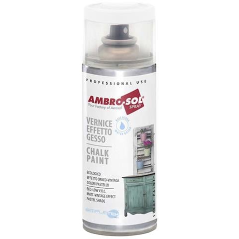 Bomboletta Spray Vernice Effetto Gesso Bianco Puro Opaco-vintage Universale - Foto 1