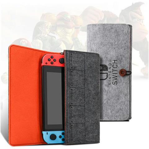 Custodia In Feltro Per Nintendo Switch: Protezione E Portabilità Black - Foto 2