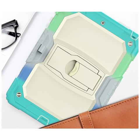Custodia Per Ipad Air 3/pro 10.5” Con Supporto E Tracolla Verde - Foto 2