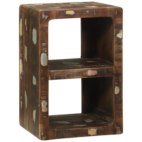 Armadio media Legno riciclato multicolore Legno massello di recupero - Foto 1