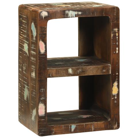 Armadio media Legno riciclato multicolore Legno massello di recupero - Foto 2