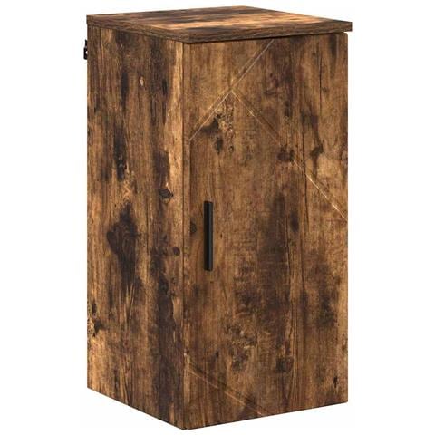 Set di mobili per il bagno 5 pcs Rovere fumo 61 x 35 x 64 cm - Foto 9