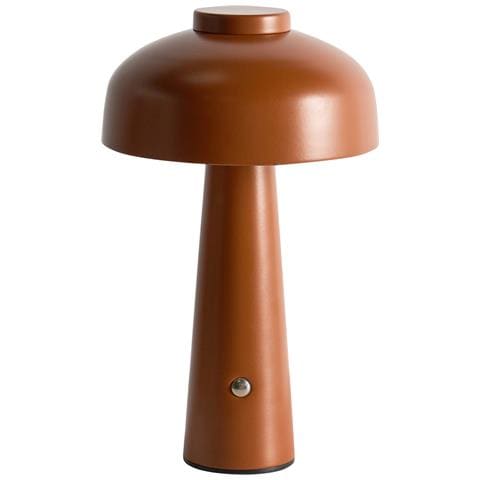 Lampada Da Tavolo Senza Fili A Led Agusan Con Dimmer Metallo Marrone - Foto 2