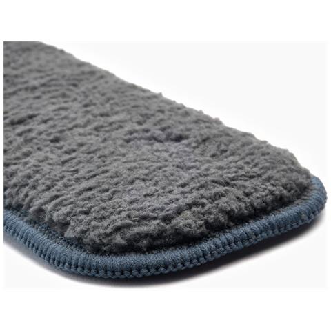 Ricambio In Microfibra Per Pulizia Vetri Cleantech Accessorio Per Pulizia Del Vetro Senza Aloni Facile Da Montare Lavabile Riutilizzabile Alta Qualità Colore Blu - Foto 5