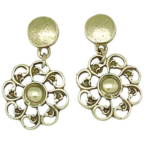 Pendine Aurea In Filigrana D'oro - Foto 1