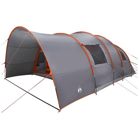 Tenda a tunnel con tetto Grigio e arancione 710 x 460 x 245 cm - Foto 1