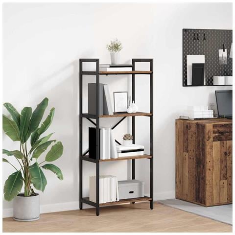 Libreria Legno vecchio 56 x 34 x 133,5 cm Legno multistrato - Foto 2